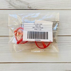 NWT Sweethearts Club red heart glasses 0-2 years Valentines